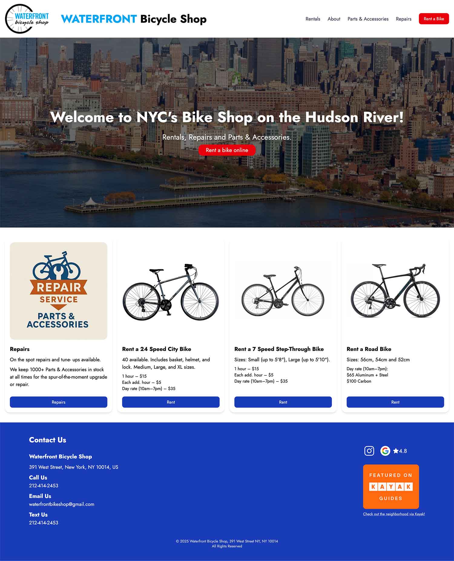 Waterfront Bicycle Shop